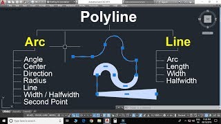 AutoCAD Polyline Command All Options with Master tricks In Hindi [upl. by Howes322]