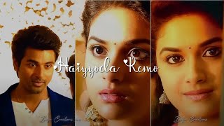 Haiyyoda × Remo bgm 🤍✨️ Remo movie status [upl. by Ailimat]