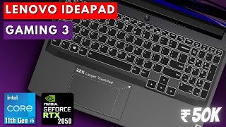 Lenovo IdeaPad Gaming 3 82K101PBIN Laptop Review In Hindi  Intel Core i5  RTX 2050 Under ₹51890 [upl. by Anohr941]