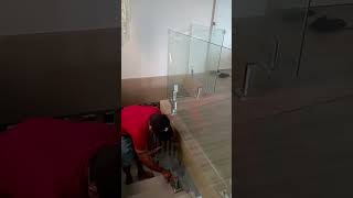 Tempered glass installation [upl. by Crim]