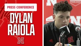 Husker QB Dylan Raiola talks after Nebraska’s 2117 loss at Ohio State I Nebraska Football I GBR [upl. by Amzu]