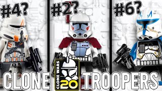 The 6 BEST LEGO Clone Troopers Ever Made [upl. by Noorah765]