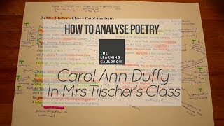 Carol Ann Duffys quotWar Photographerquot  How to Analyse Poetry [upl. by Zehcnas626]