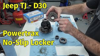 Jeep TJ D30  Powertrax NoSlip Locker Install [upl. by Donnie202]