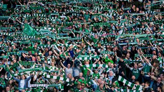 Sunshine On Leith  Hibs Fans Sing After The 2016 Scottish Cup Final [upl. by Nagiam398]