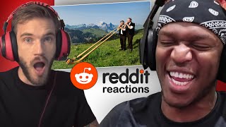 KSI and Pewdiepie Dare Each Other to Buy Alphorns Part 1 [upl. by Thun]