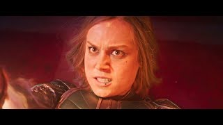 Captain Marvel Vs Skrulls  Ship Fight Scene  Captain Marvel 2019 Movie CLIP HD [upl. by Eppesiug]