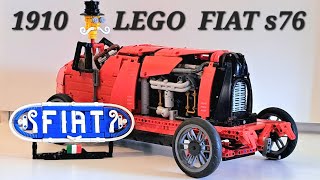 LEGO Technic FIAT s76 BEAST OF TURIN [upl. by Cadel]