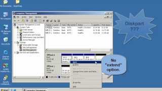 How to Merge Unallocated Space to C Drive Server 2003mp4 [upl. by Marcos]