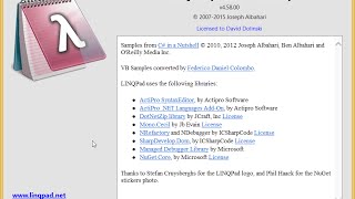 Net Développement Net avec LinqPad [upl. by Rutledge]