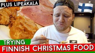 TRYING FINNISH CHRISTMAS FOOD [upl. by Ymer]