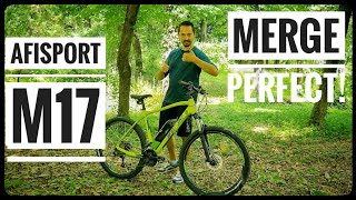 Bicicleta electrica AfiSport M17  Te cară peste tot [upl. by Tecil753]