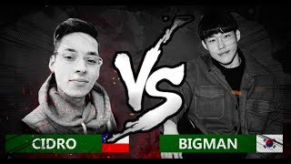 CIDRO 🇨🇱 VS BIGMAN 🇰🇷  World Beatbox Classic  18 Final [upl. by Jard571]