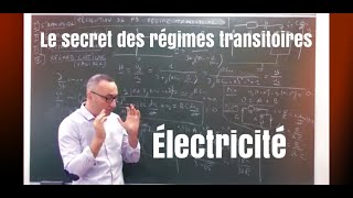 MPSIPCSIPTSI  Le secret des régimes transitoires en électricité Résolution de Problème [upl. by Nonrev]