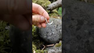 Tin Can Fishing Hook👌outdoorsurvival survivaltips survival bushcraftskills fishinglife [upl. by Donaugh]