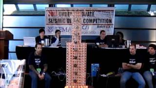 CSULA  Seismic Design Competition 2011 [upl. by Silvers]