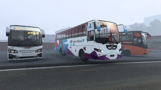 SB Super Deluxe  Dhaka to Kustia  Foogy Weather  Hino Ak 1J  High Speed  ETS2  BD [upl. by Zetrac]