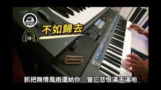 電子琴經典老歌演奏 《不如歸去》Keyboard Cover  LumBaBa [upl. by Jun452]