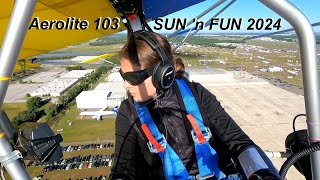 Aerolite 103 Flight from South Carolina to Sun n Fun 2024 [upl. by Corsiglia26]