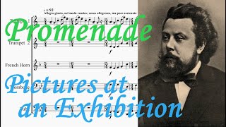 Pictures at an Exhibition  Promenade  Brass Quintet Sheet Music  Mussorgsky [upl. by Nicholas]