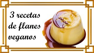 3 recetas de flanes veganos por Nely Helena Acosta Carrillo [upl. by Nilrem]