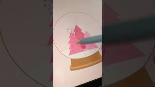 Procreate Christmas Advent Calendar  link in bio procreatebrushes procreatetutorials procreate [upl. by Latimore]