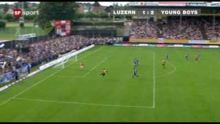 Luzern  Young Boys 12 160809 [upl. by Ahselef565]