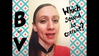 Spanish Pronunciation Tip B or V Sound like a native speaker [upl. by Aiuqat666]