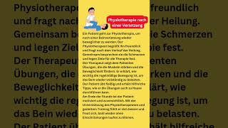 Physiotherapie deutschlernen germanlessons lernedeutsch learngerman foryou [upl. by Imoian]