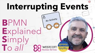 BPMN Tutorial Video Intermediate Events Boundary Interrupting Events Non Interrupting Events [upl. by Sherrie557]