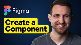 How to Create a Component in Figma [upl. by Notsob]