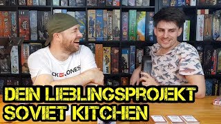 Dein Lieblingsprojekt  Andreas  Soviet Kitchen  Hybr Games  Boardgame Digger [upl. by Crispa294]