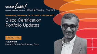 Cisco Certification Portfolio Updates [upl. by Jo987]