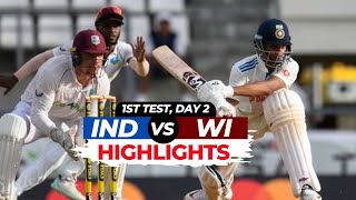 India vs West Indies Highlights  IND vs WI 1st Test Day 2 Highlights  HIGHLIGHTS [upl. by Lauder791]