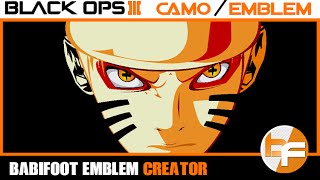 Black Ops 3 Emblem Tutorial 018  Naruto Emblem Babifoot [upl. by Ennyl]