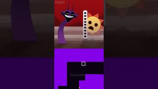 Scary Scanner Durple and Simon  FASH  Incredibox Sprunki  Glow Bouncing Square [upl. by Peace]