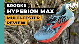 Brooks Hyperion Max MultiTester Review A plateless rival to the Endorphin Speed 3 [upl. by Atinra]