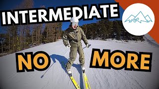 How to ski parallel on steep slopes  How to ski with more control  Ski drills for intermediate [upl. by Nirrek]