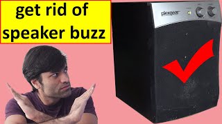 How to get rid of speaker buzz [upl. by Conias]