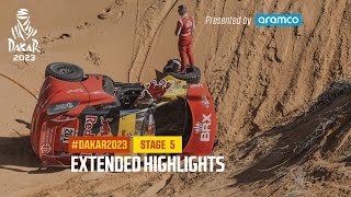 Extended highlights of Stage 5 presented by Aramco  Dakar2023 [upl. by Norbel]