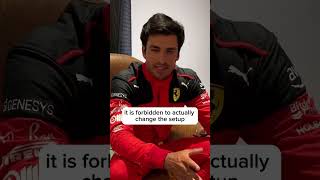 What is Parc Ferme Explained by Carlos Sainz carlossainz f1 ferrari [upl. by Arbmik]