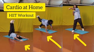 10 MIN Cardio at Home HIIT Workout  Prashant Maurya [upl. by Aika]