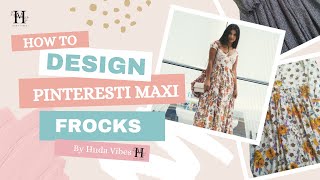 Maxi dress  Maxi design  Pinterest frocks  Autumn dress outfits [upl. by Elaina311]