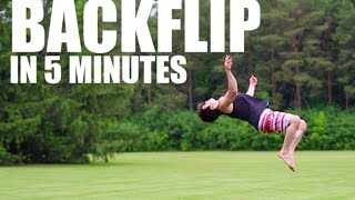 Learn How to Backflip in 5 Minutes  ASAP [upl. by Allac]