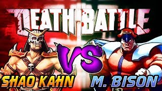 SHAO KAHN VS M Bison DEATH BATTLE REACTION  Mortal Kombat vs Street Fighter Parody [upl. by Mallis]