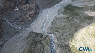 ALLUVIONE IN VALLE DAOSTA i danni in VALPELLINE riprese dalle immagini del drone di CVA [upl. by Reidar31]