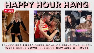 Taylor Swift amp Travis Kelce’s Super Bowl PDA Justin Bieber DITCHES Usher Beyoncé NEW music  MORE [upl. by Ahsratan]