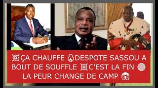 💥ÇA CHAUFFE 🔥DESPOTE SASSOU A BOUT DE SOUFFLE 💥CEST LA FIN 🔴 LA PEUR CHANGE DE CAMP 😱 [upl. by Strage353]