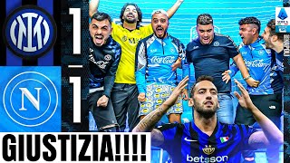 😝 GIUSTIZIA INTER 11 NAPOLI  LIVE REACTION NAPOLETANI HD [upl. by Terena]