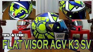 Tips amp Trick  Flat Visor AGV K3 SV [upl. by Pandich]